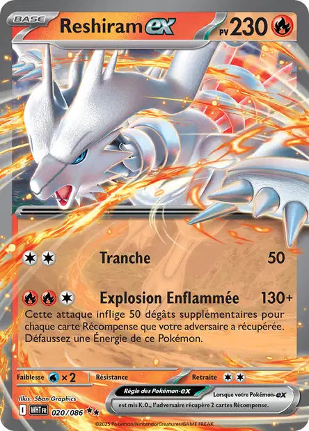 Reshiram ex (WHT 20)